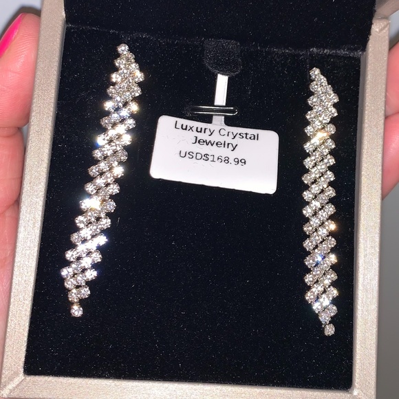 Crystal Earrings - Picture 2 of 2